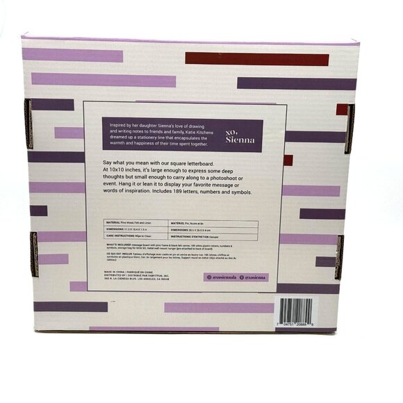 xo, Sienna Keep Growing Black Felt Letter Board - Picture 5 of 13